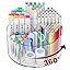250pcs Acrylic Pencil Holder Marker Organizer, 360-Degree Rotating Pen Holder, Crayon Organizers ... | Amazon (US)