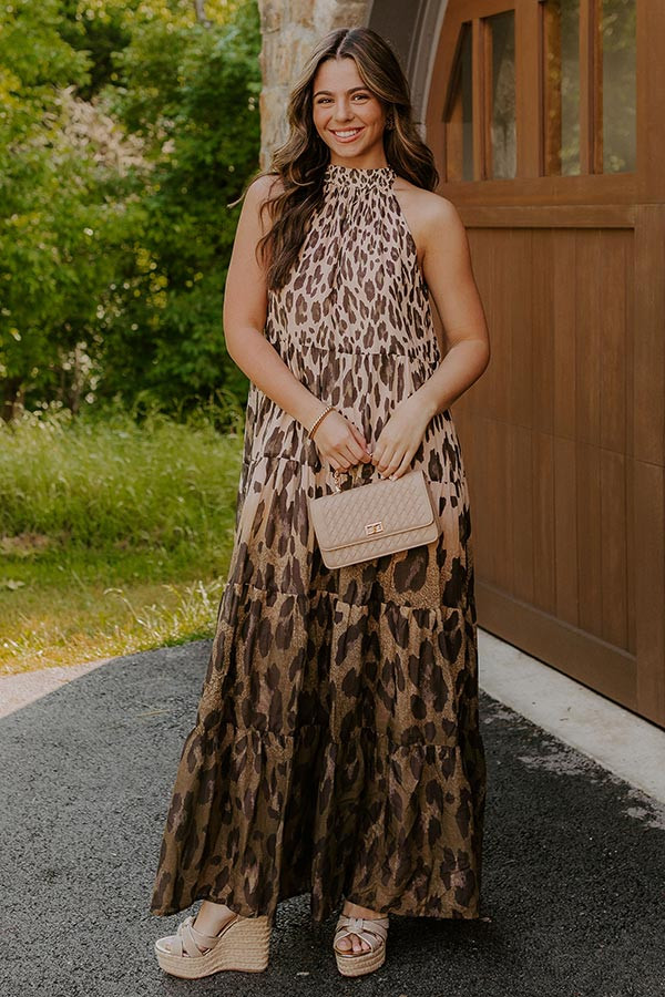 Urban Edit Leopard Maxi Dress | Impressions Online Boutique