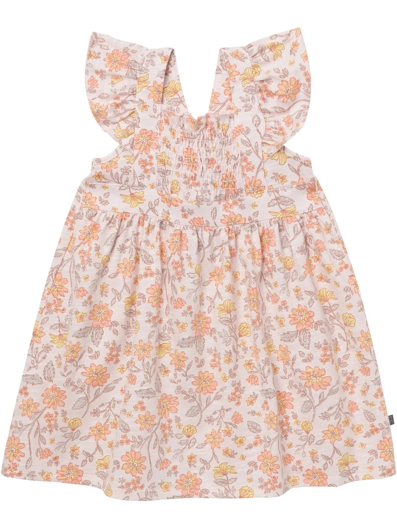 Modern Moments by Gerber Toddler Girl Smocked Pinafore Dress, Sizes 12 Months - 5T | Walmart (US)