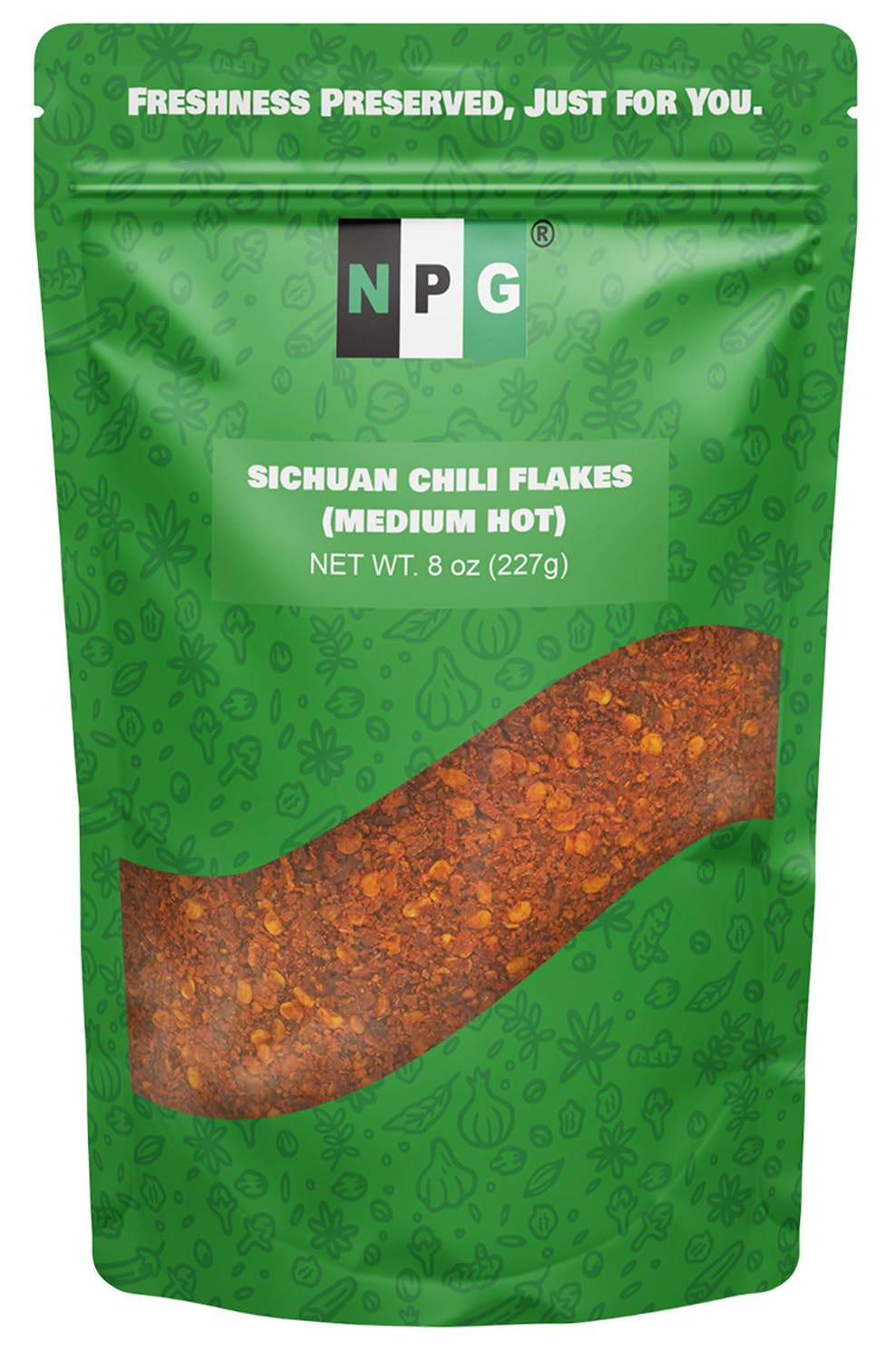 NPG Authentic Sichuan Chili Flakes 8 Ounces, Medium Hot, Szechuan Crushed Red Pepper Flakes Bulk,... | Amazon (US)