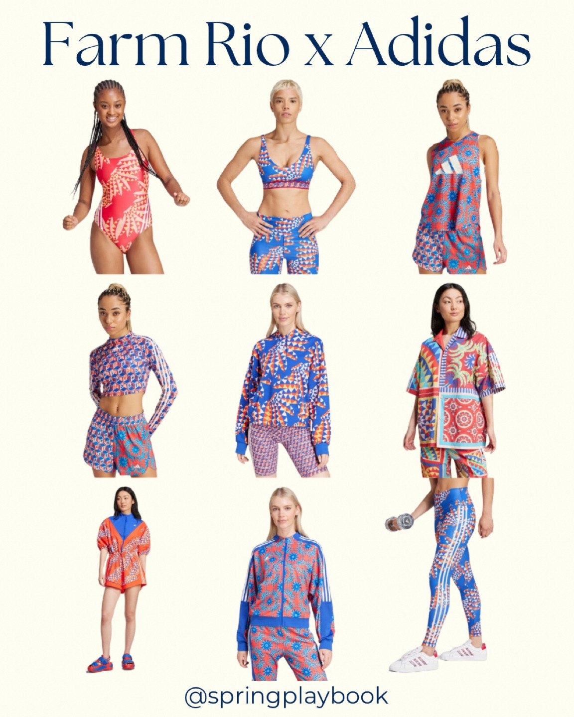 Farm Rio x Adidas

Best for Warm & Clear Springs. 

#createdcolorful #createdcolorfulspring #hocspring #tcispring #pcaspring #lightspring #warmspring #truespring #brightspring #clearspring #paintboxspring #bluespring

#LTKsalealert #LTKfindsunder100 #LTKfitness