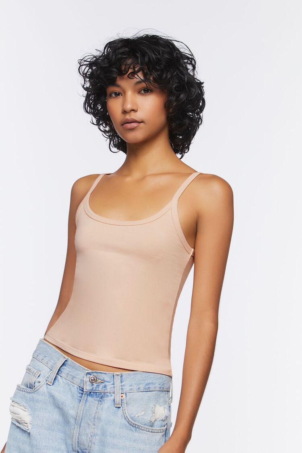 Basic Organically Grown Cotton Thick-Strap Cami | Forever 21 | Forever 21 (US)