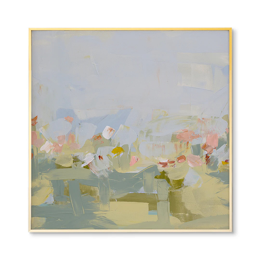 Stay Awhile by Cady Karras | Soft Floral Abstract Art Print | Urban Garden Prints