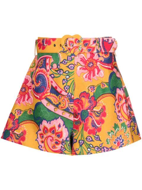 The Lovestruck paisley-print shorts | Farfetch Global