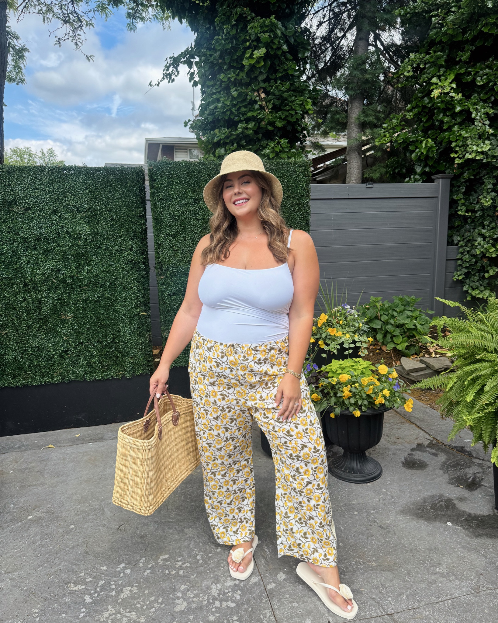 These pants are on sale - 50% off! (No code needed). Wearing size XXL in pants, 16 in swimsuit. Use CARALYNM at Cakes Body. Sharing both ways I styled them. 

#LTKSaleAlert #LTKSeasonal #LTKMidsize
