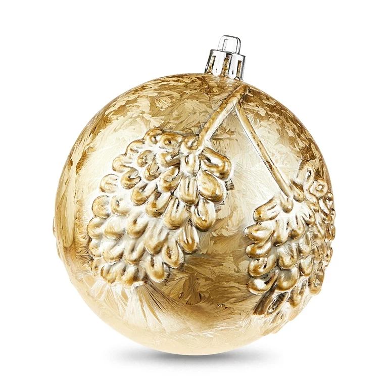 My Texas House Gold and White Hanging Shatterproof Ornament Set, 62 Count | Walmart (US)