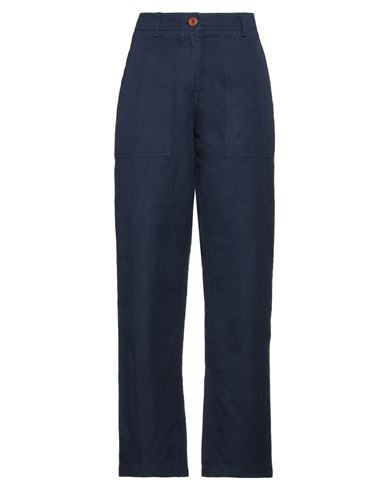 Red Quintessence Woman Pants Navy Size 4 Cotton, Linen | YOOX (US)