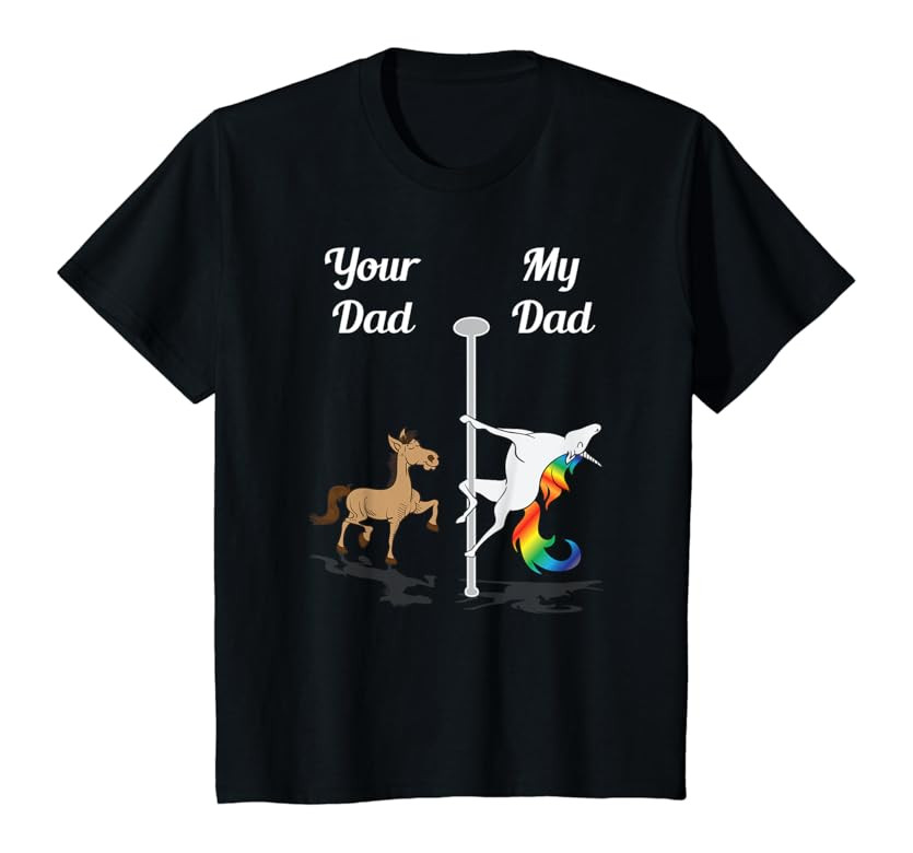 Kids Your Dad My Dad T-Shirt You Me Party Dancing Unicorn Shirt | Amazon (US)