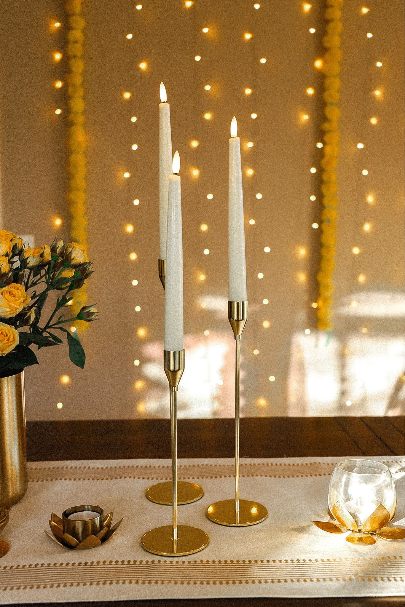 Beautiful candle stand & candles to elevate your holiday tables cape!!  

#LTKHoliday #LTKSeasonal #LTKhome