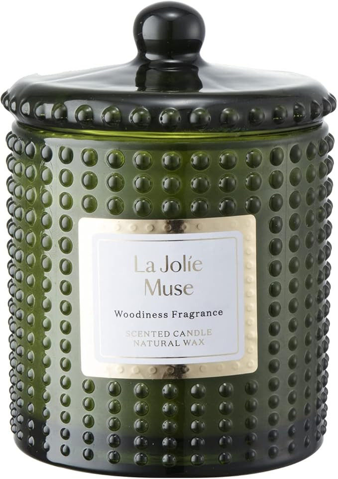 LA JOLIE MUSE Scented Candles, Holiday Candles for Home Scented, Woodiness Fragrance, Natural Soy... | Amazon (US)