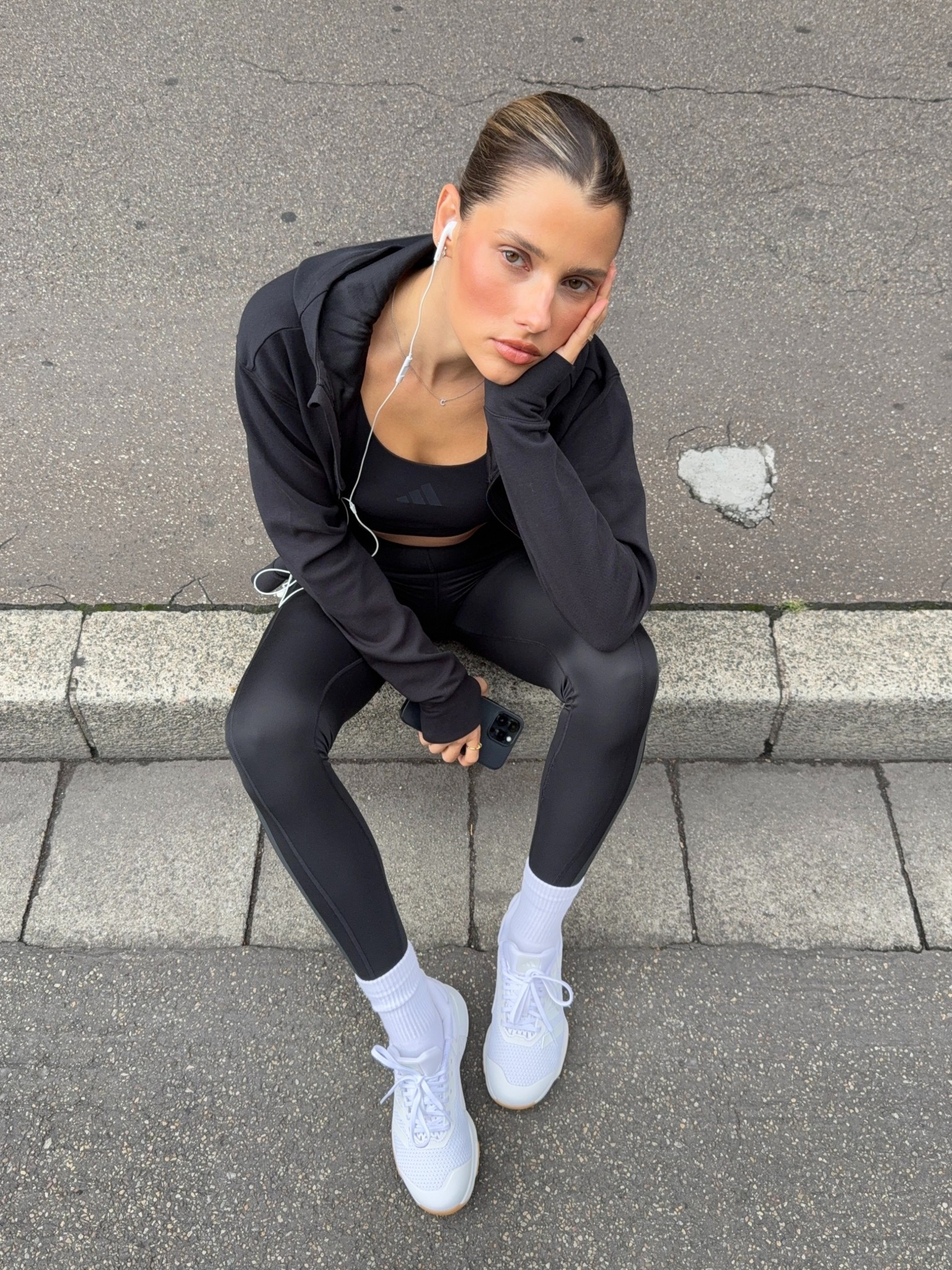 *ad | moving with strength and flow in my new adidas women Optimé Set 🤍 #adidasoptime #adidastraining #createdwithadidas