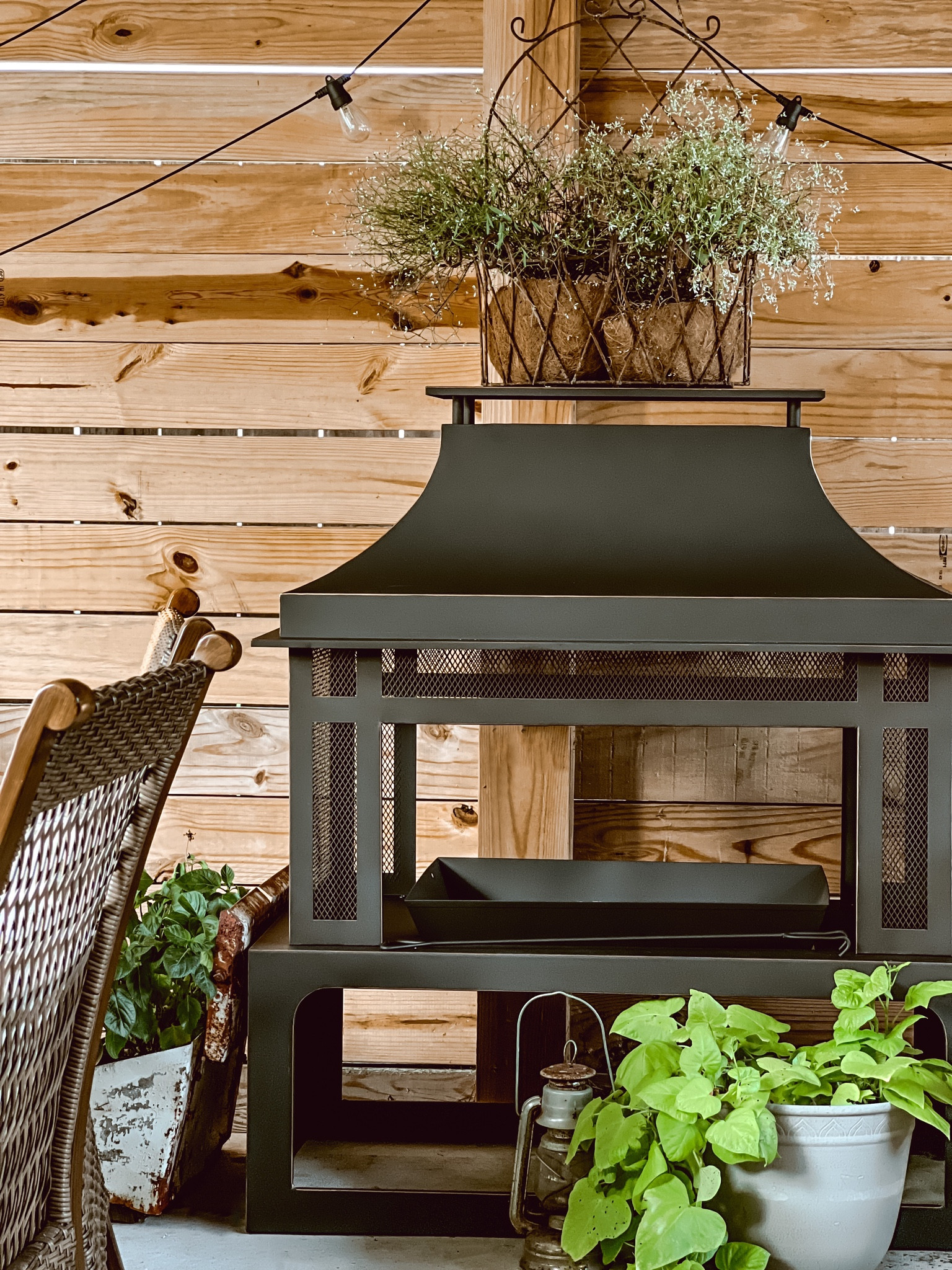 Cozy outdoor fireplace for our veranda! 🔥 

#LTKSeasonal #LTKhome #LTKFind