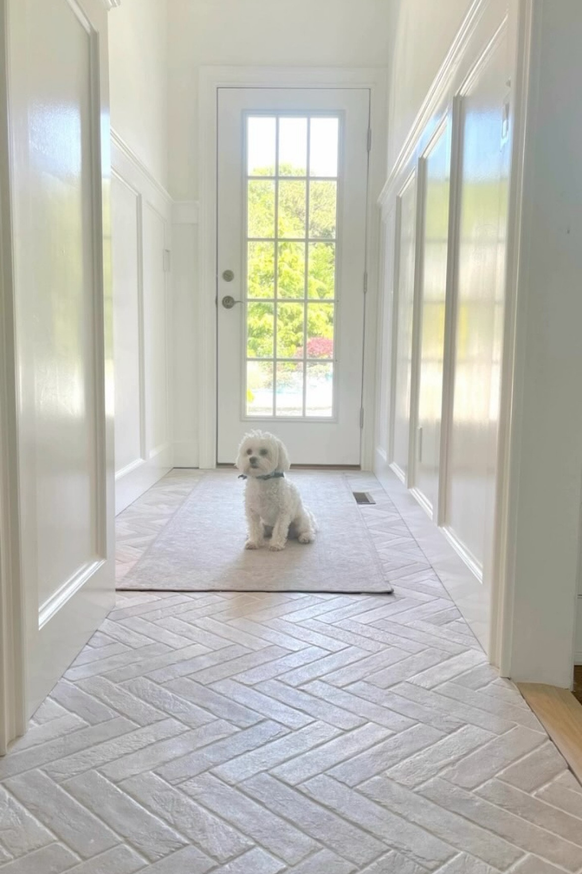 ✨Sharing one of my all-time favorite tile from our own home!

It’s MSI Capella Ivory Brick Tile with Matte Finish, 2” x 10” with the look of reclaimed brick featuring soft white and ivory tones. 

Laid in a herringbone pattern, this tile is a stunner, super durable and still looking amazing after two years of wear and tear. 



#LTKHome