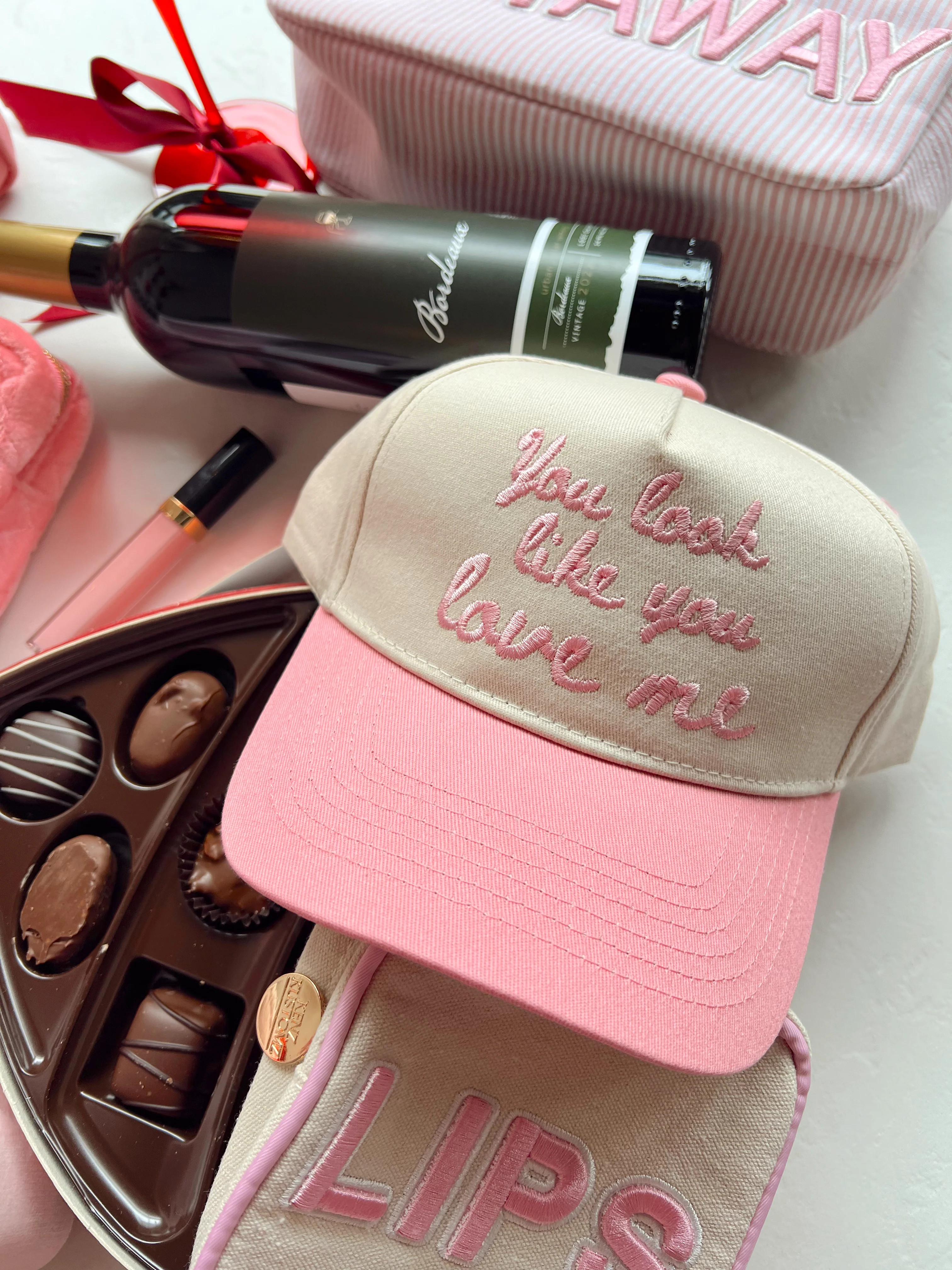 You Look Like You Love Me - Pink Vintage Trucker Hat - PREORDER | KenzKustomz