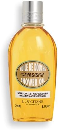 L'OCCITANE Cleansing & Softening Almond Shower Oil, Body Wash & Shaving Base Purifies & Smooths W... | Amazon (US)
