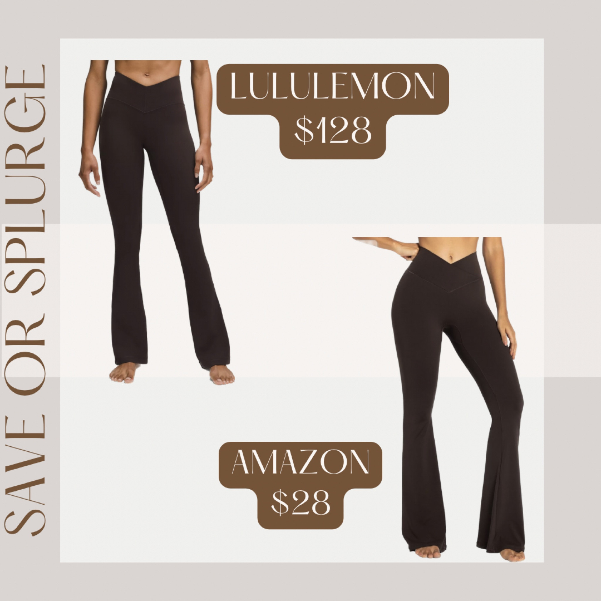 It’s Sunday so that means Save or Splurge time!! We all LOVE a good crossover leggings and I think I found the best Amazon ones! 

#LTKstyletip #LTKSeasonal #LTKfitness