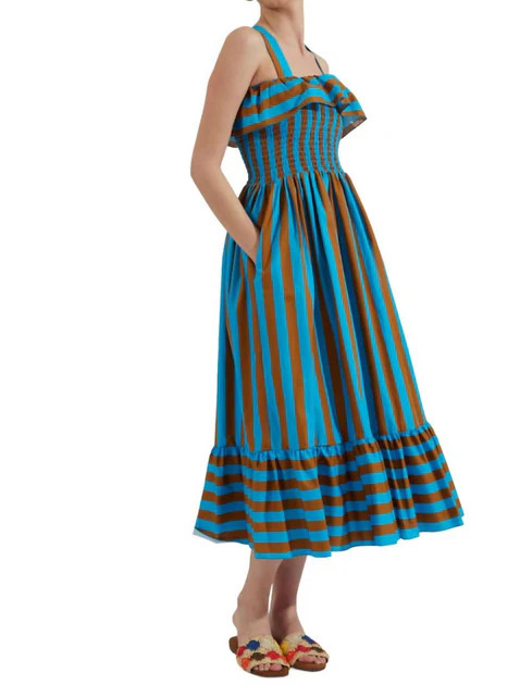 Sunkissed Dress In Riviera Turchese | Shop Simon