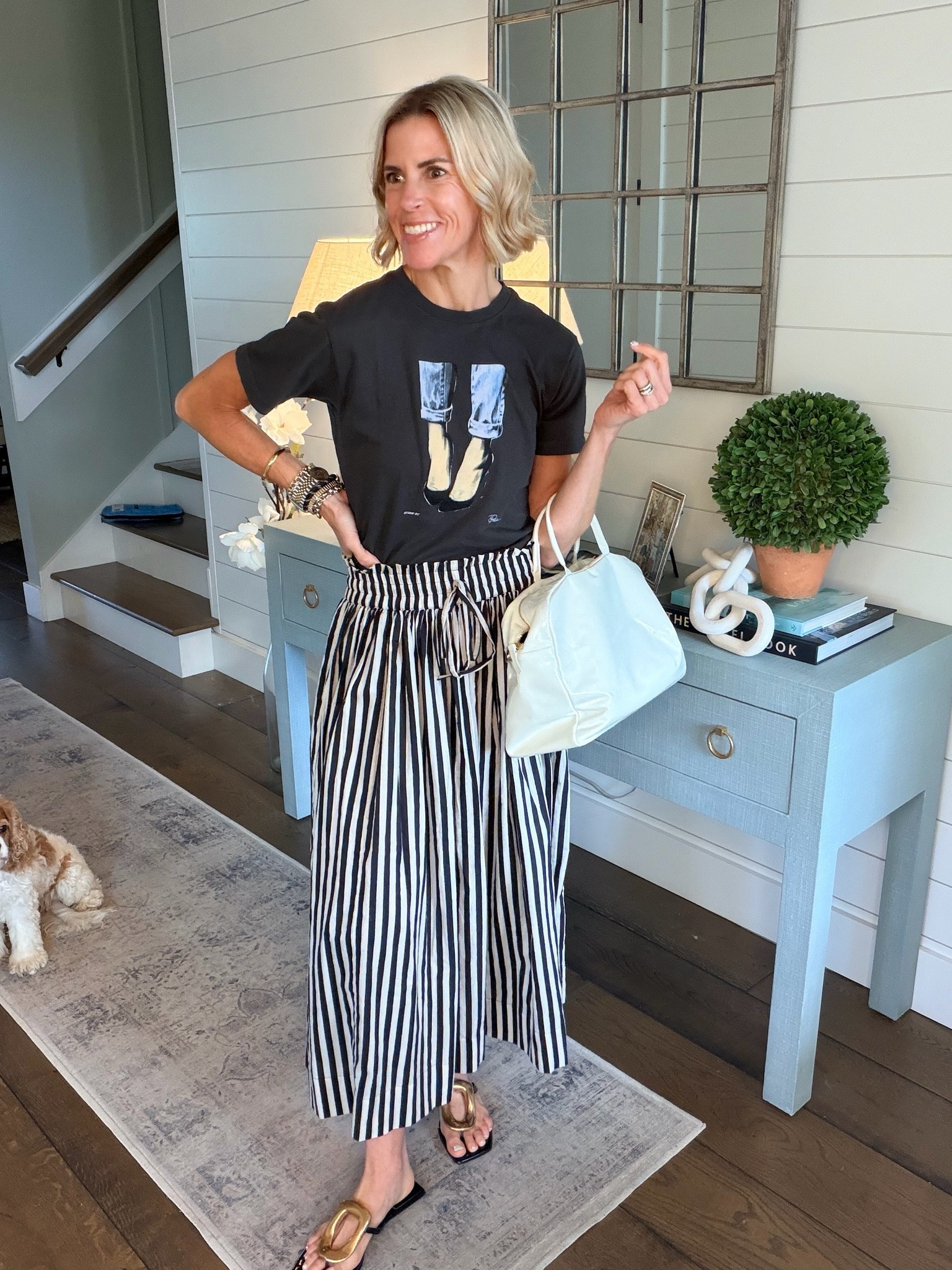 Stop it!  This is one of my favorite skirts 🖤🤍 pair it with a fun graphic T for a fun vibe.

#LTKgrwm #LTKootd #LTKOver40