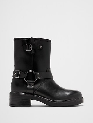 Leather Moto Boot | Banana Republic Factory