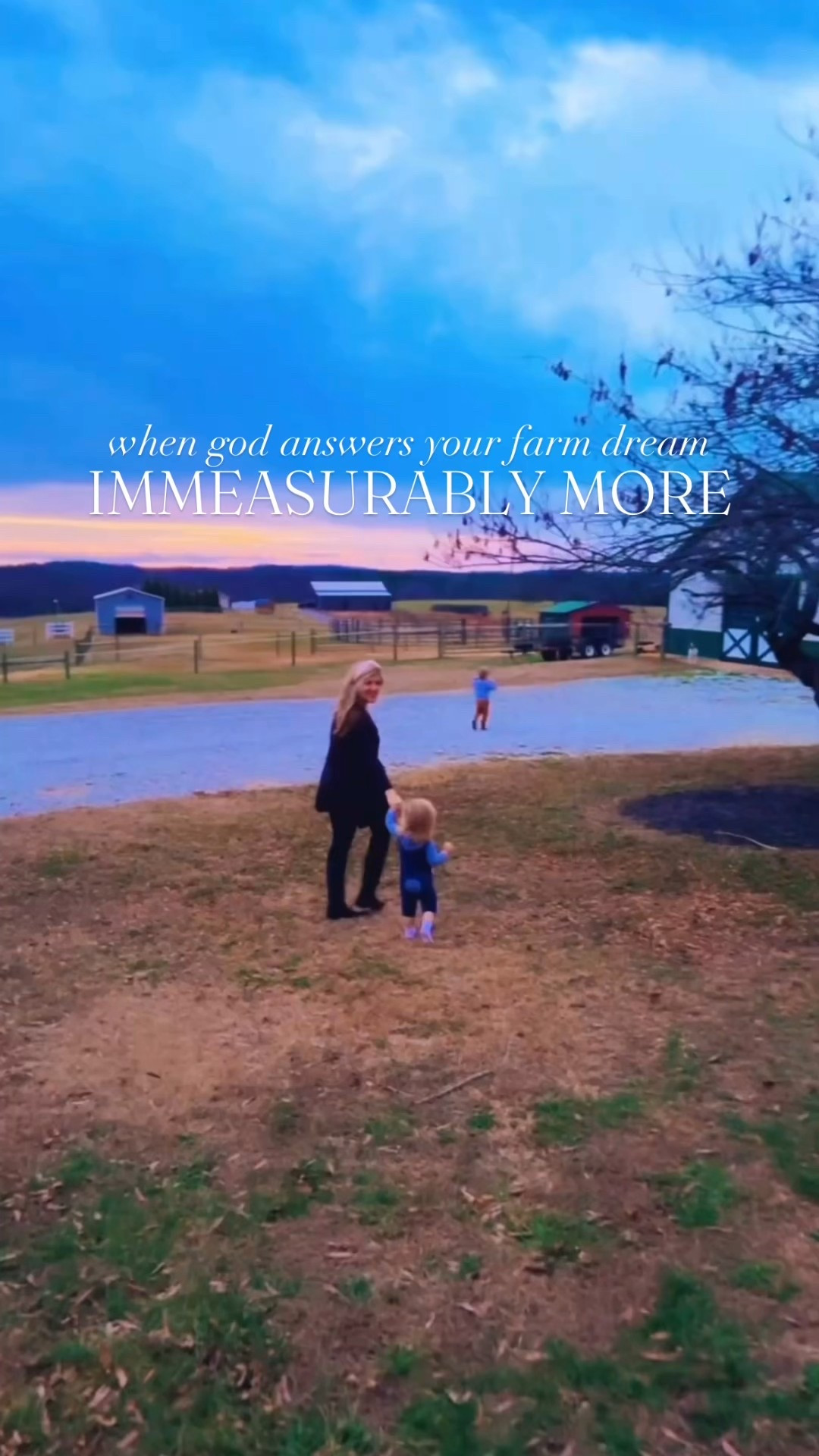 I am truly *living* my wide open spaces 🤭🌾🌳 dream these days and my cup is just constantly overflowing!! 💭🌅 Oh what a gift 🎁 that we get to spend our nights ✨ like this now whenever “Dada” gets home from work 🏡 - roaming around and exploring our acres upon acres of land!!! 🚜🧺🐓🫶🏽🌿🪵 #lifeonthefarm #farmnights #farmdreamcometrue 

And the deer 🦌🦌🦌 were putting on quite the show 🤩 from the backyard tonight at the farm!! 🌾🌳 This place is just… a total dream 💭 come true!! And I can’t stop saying that!!! 🥹😭 What a place to raise our sweet country boys, @wesmabry 🩵 God’s perfect plan all along!!! 🙌🏽 #godsplans #backyarddeerwatching

#LTKKids #LTKmomlife #LTKHome