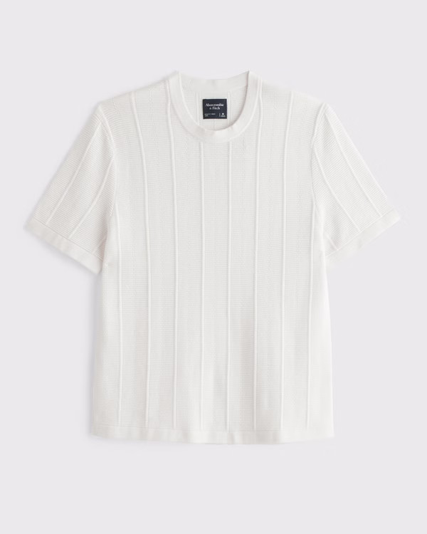 Stitched Sweater Tee | Abercrombie & Fitch (US)