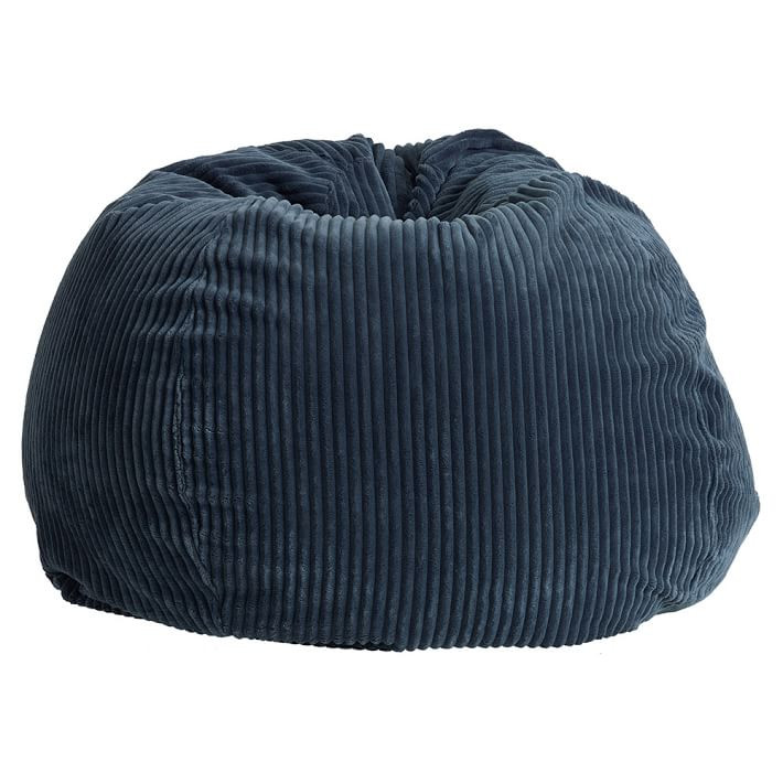Midnight Chamois Bean Bag Chair Slipcover Only | Pottery Barn Teen