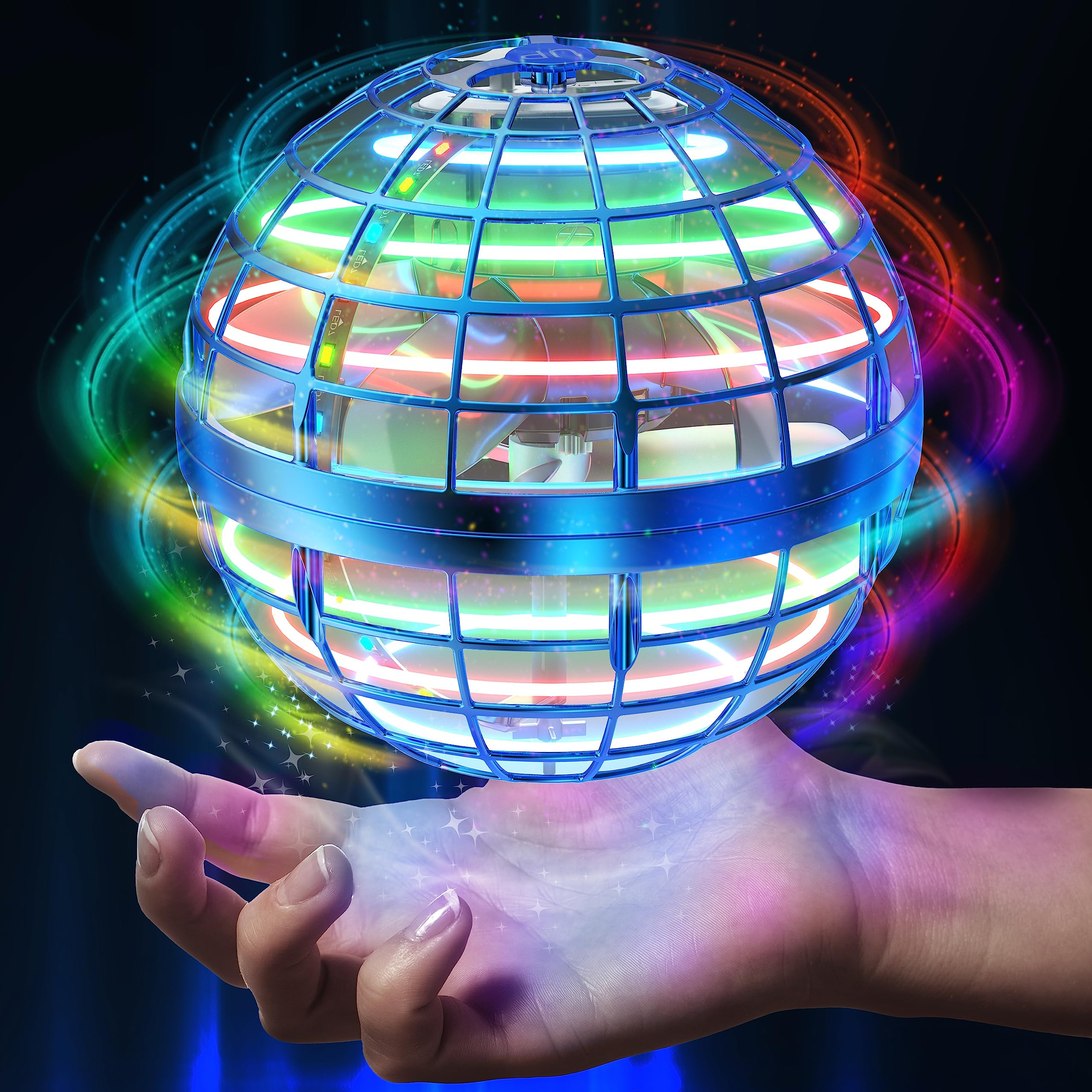 2025 Flying Orb Ball Toy,Cosmic Globe Boomerang Hover Ball Galactic Fidget Spinner, Hand Drone Or... | Amazon (US)