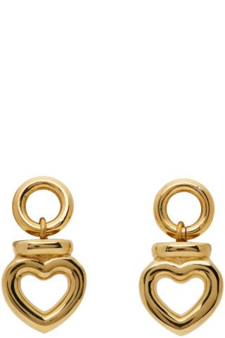 Gold Dolce Earrings | SSENSE