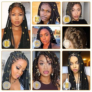 Sightor 262PCS Gold Jewelry for Braids, Dreadlock Beads Locs Accessories, Charms for Women, Adjus... | Amazon (CA)