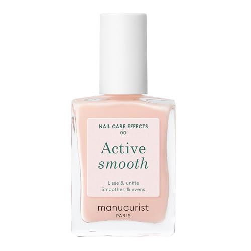 Manucurist Active Smooth 00 Nail Concealer Polish & Care - 2 in 1 Nude Nail Polish : Nail Strengthener and Growth - No Lamp - Ridge Filler for Nails - Natural Rosé Nail Polish | Amazon (US)
