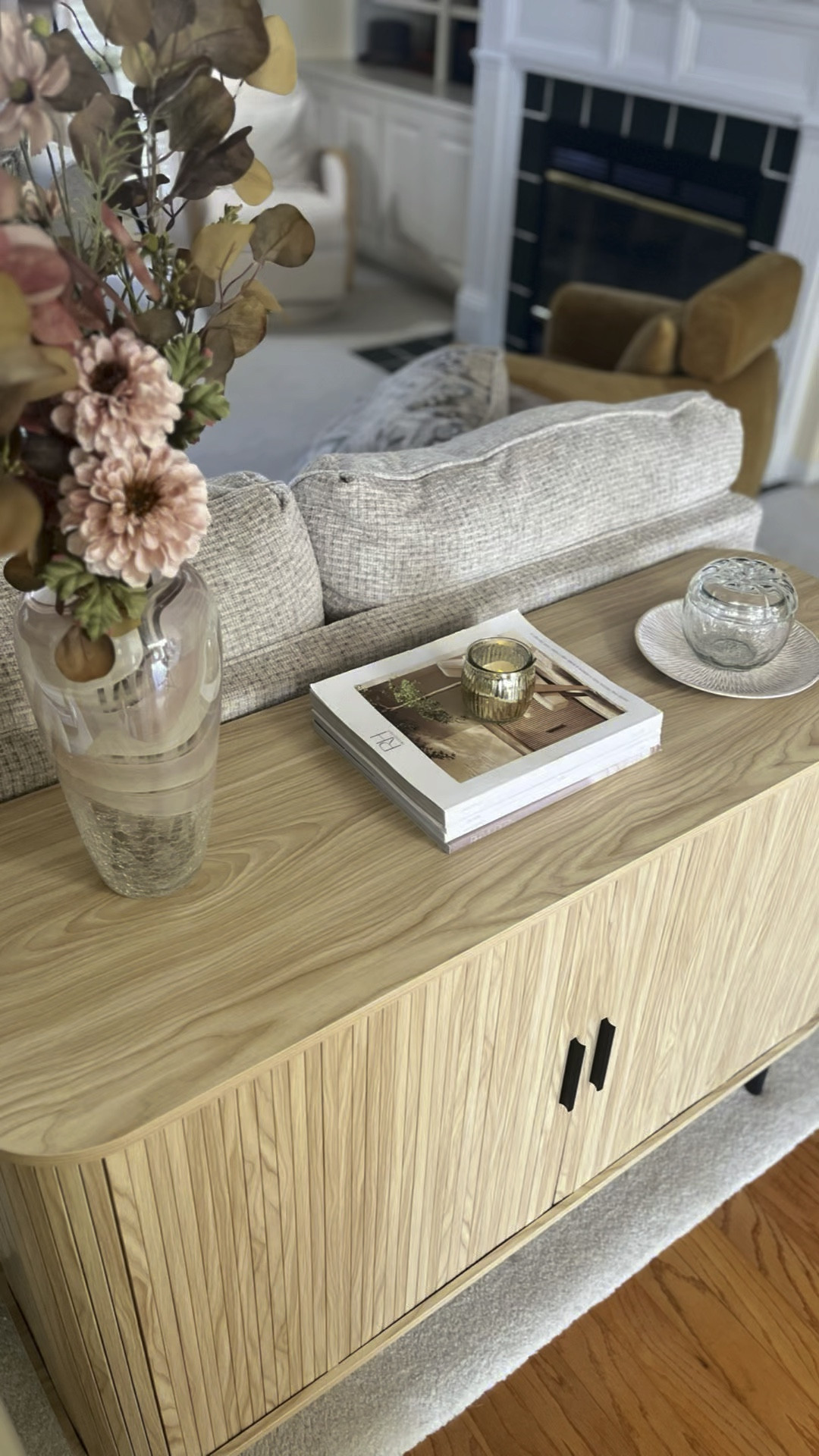 Styling my new sideboard cabinet with fall decor

#LTKSeasonal #LTKVideo #LTKHome