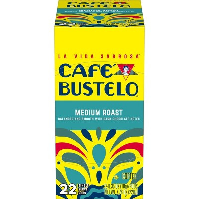 Cafe Bustelo Medium Roast Keurig K-Cup Coffee Pods - 22ct | Target