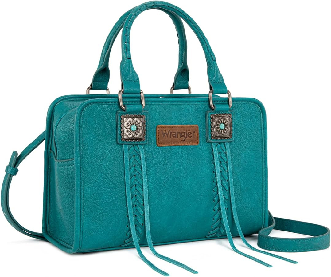 Wrangler Tote Bag for Women Western Purse Vintage Top Handle Handbags | Amazon (US)