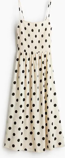 H&M Smocked Strappy Dress | Nordstrom | Nordstrom
