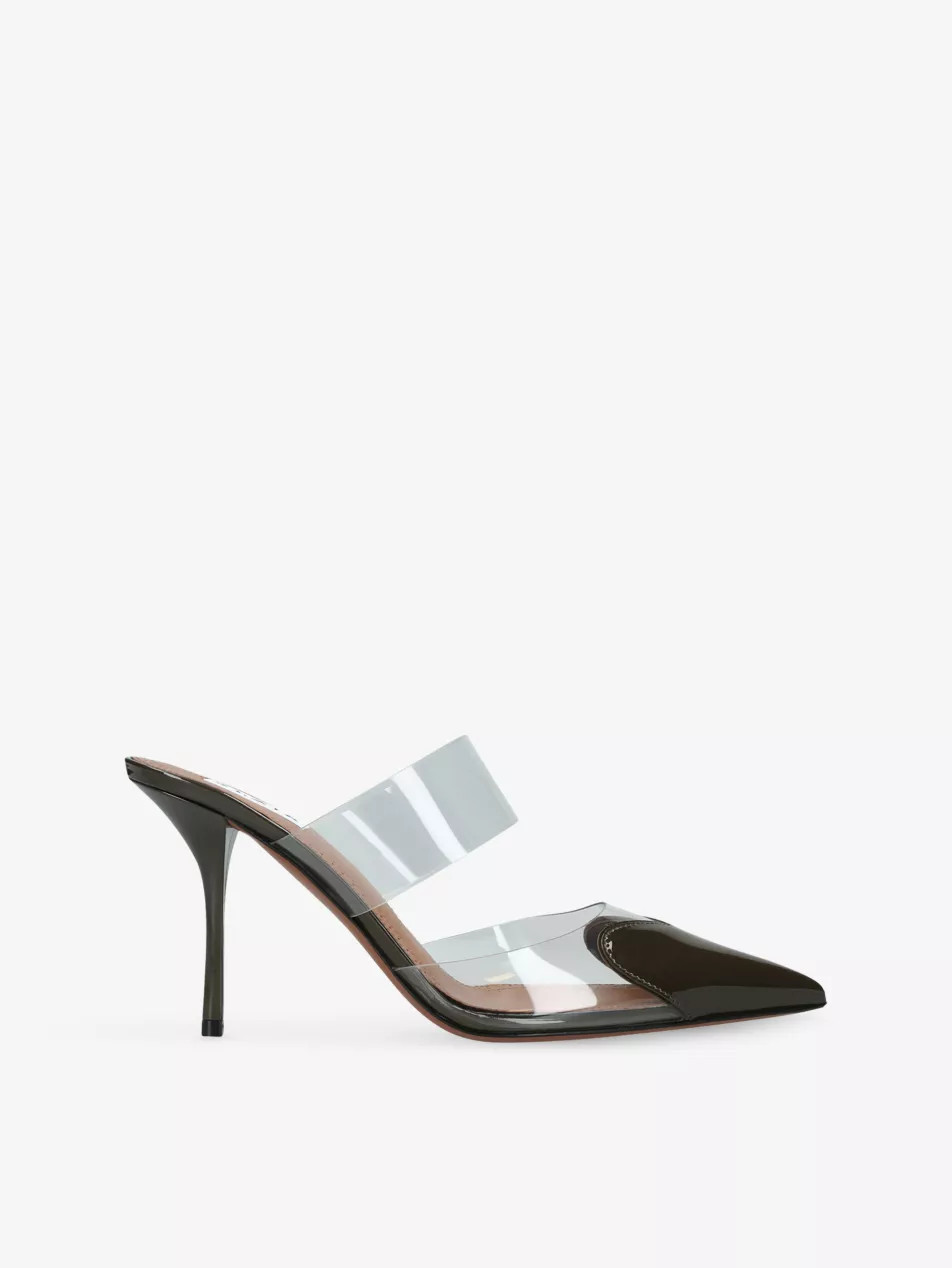 Cœur 90 Patent-Leather Heeled Mules | Selfridges