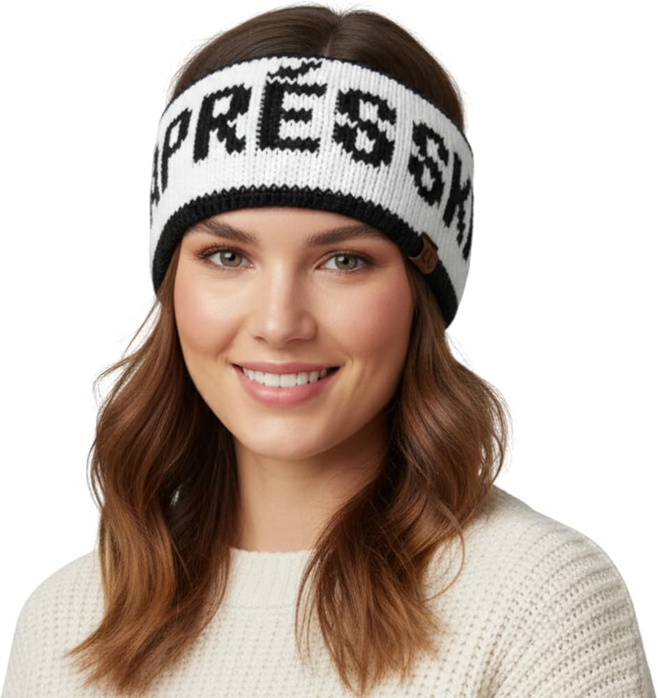 Funky Junque Après Ski Ear Warmer Headband – Cozy Winter Knit Headwrap for Women, Running Skii... | Amazon (US)