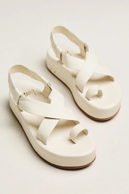 Cara Cara Cross Strap Platform Sandals | Anthropologie (US)