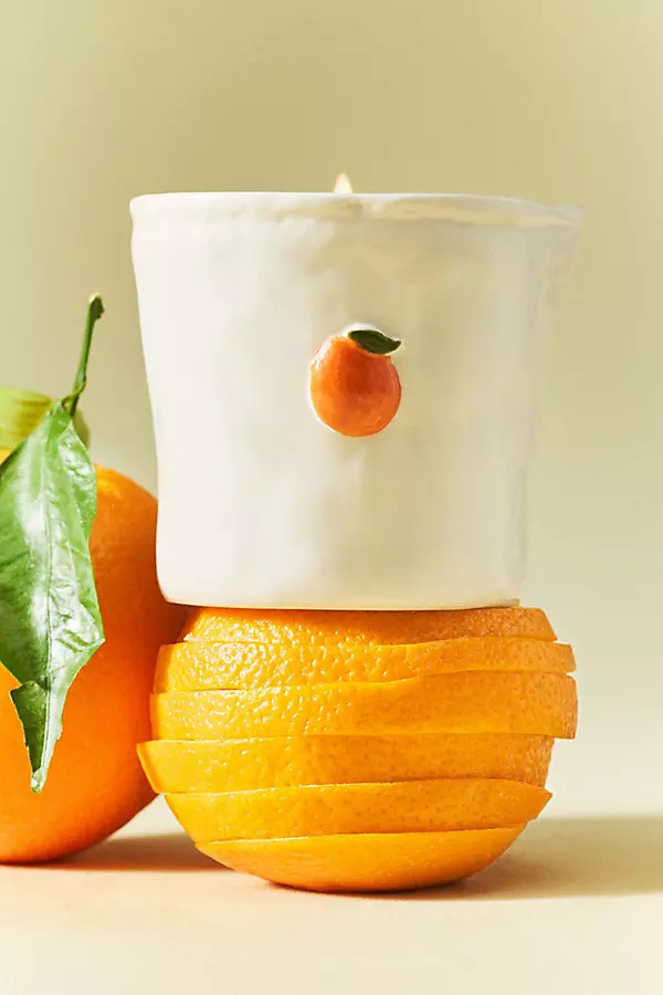 Bistro Citrus Icon Ceramic Candle | Anthropologie (US)