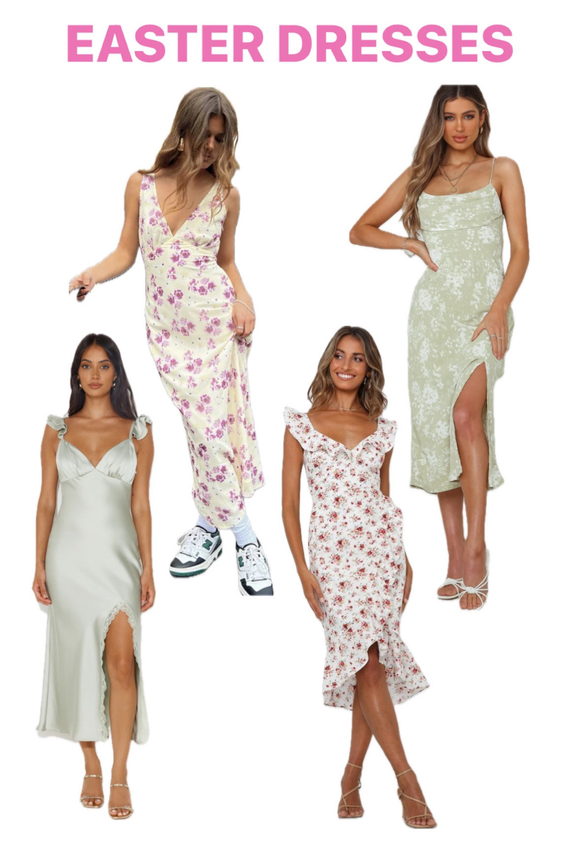 Easter dresses. Midi Easter dresses. Easter dress. Women’s Easter dress. Floral dresses. Spring dresses. Cute Easter dresses. Flower dress. 

#LTKstyletip #LTKSeasonal