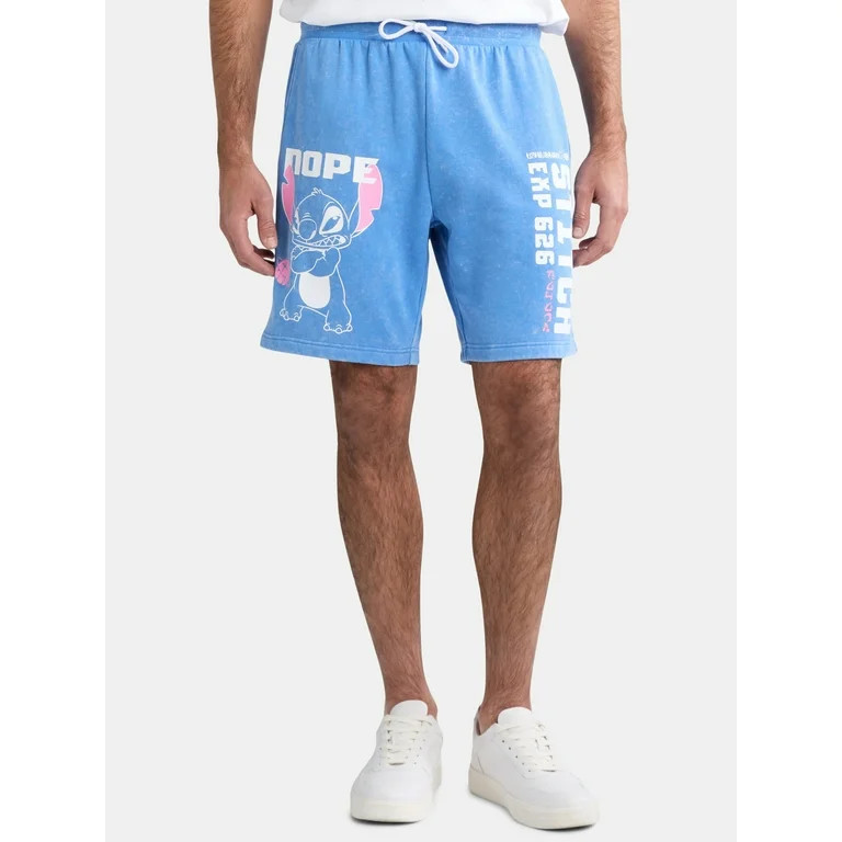 Stitch Men's and Big Men's 626 Graphic Jogger Shorts, Sizes S-3XL | Walmart (US)