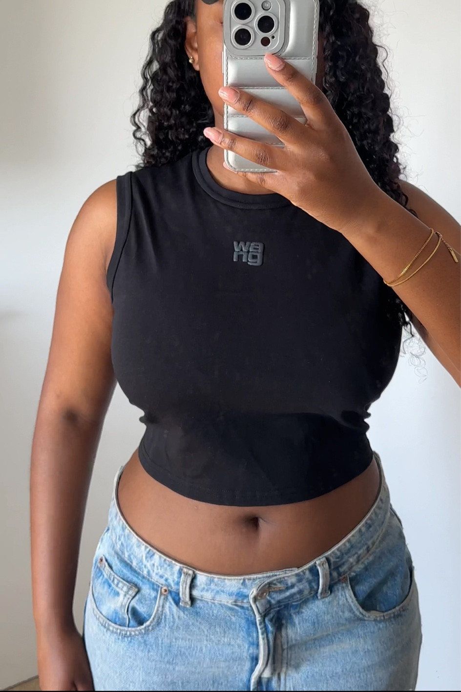 Black Alexander Wang Tank Top

 causal jeans outfit, black tank top  outfit, blue jeans outfit, summer jeans outfit, autumn outfit idea, fall outfit idea, back to college outfit, back to school outfit, back to university outfit

#LTKstyletip