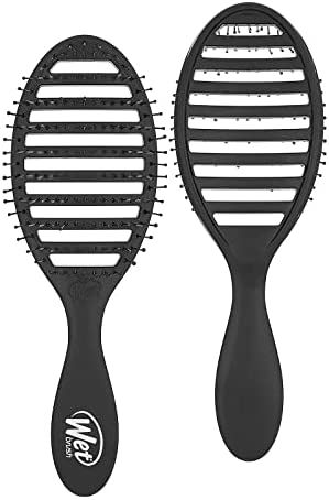 Wet Brush Speed Dry Hair Brush, Black - Vented Design and Ultra Soft HeatFlex Bristles Are Blow Dry  | Amazon (US)