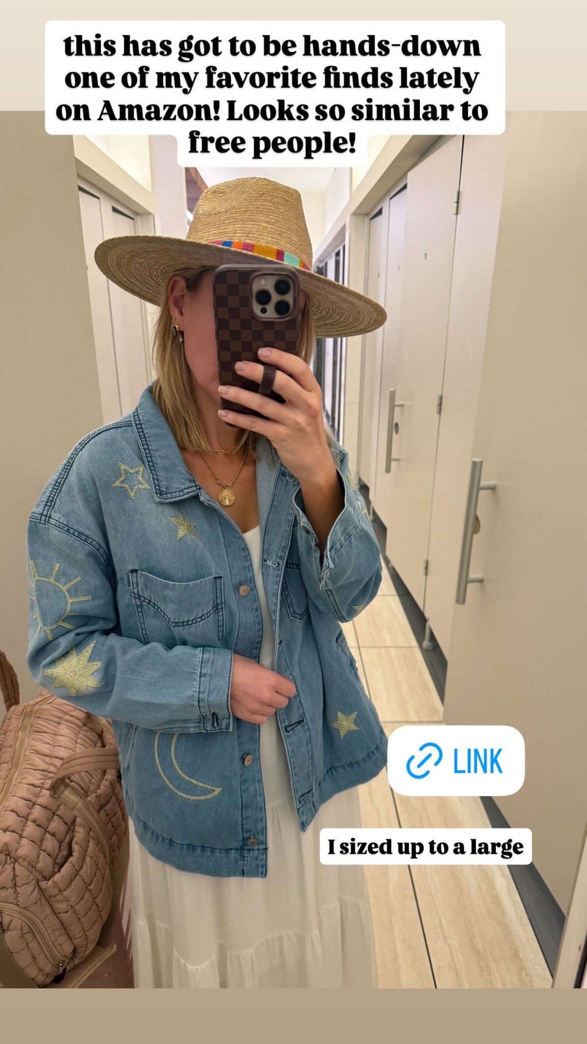 this has got to be hands-down one of my favorite finds lately on Amazon! Looks so similar to free people! I sized up to a large