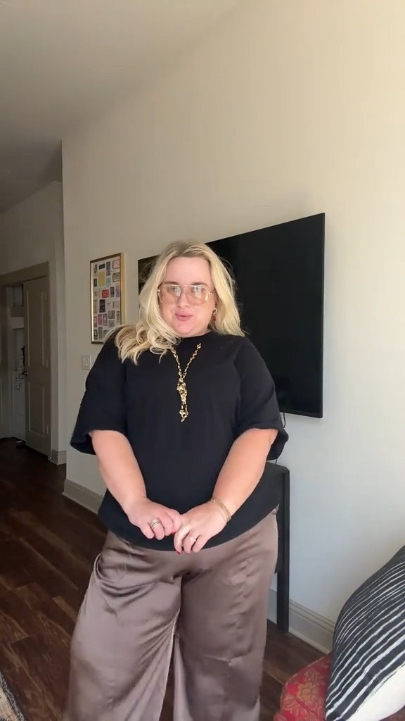 Silk trousers are definitely for girls who hate jeans. I said it 😂 these are from last year but I have linked a few other pairs I have my eye on! 

#LTKMidsize #LTKFindsUnder100 #LTKStyleTip
