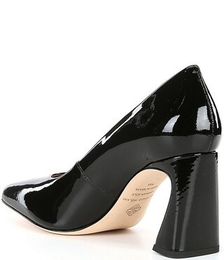 Antonio Melani Ellery Patent Leather Flared Heel Pumps | Dillard's | Dillard's