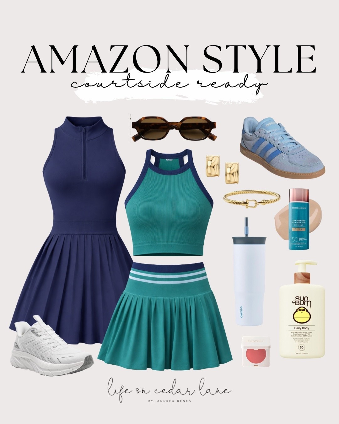 Stylish and sporty! Get ready to hit the courts with these Amazon finds. #courtsideready #amazonstyle

#LTKActive #LTKSaleAlert #LTKOver40