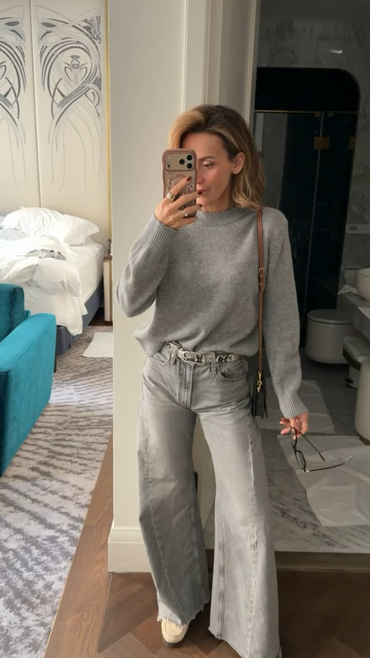 Outfit for breakfast this morning, light basic layers for the transitional weather