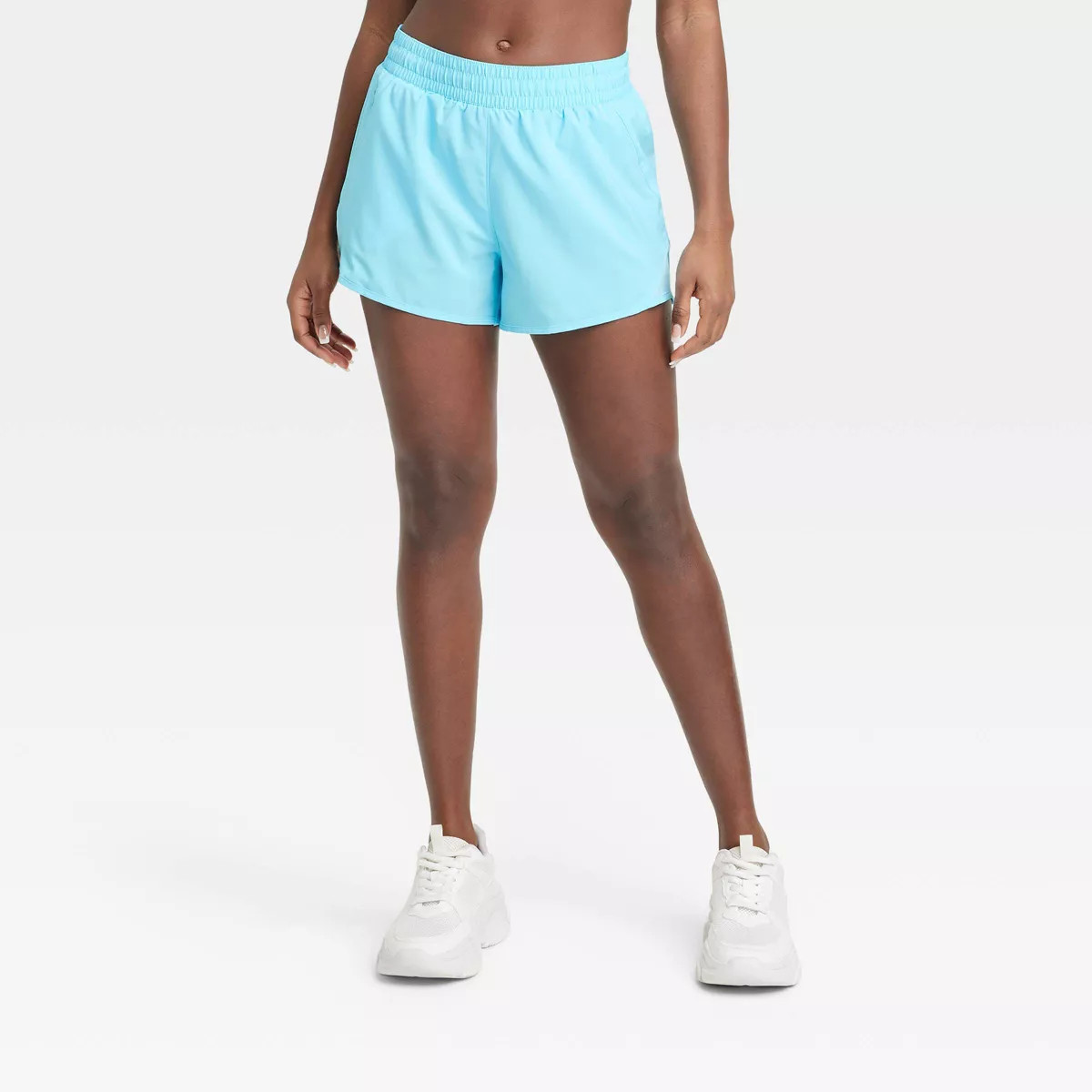 Women's Woven Mid-Rise Run Shorts 3" - All In Motion™ | Target