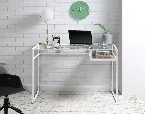 Dayhsaun Glass Desk | Wayfair North America