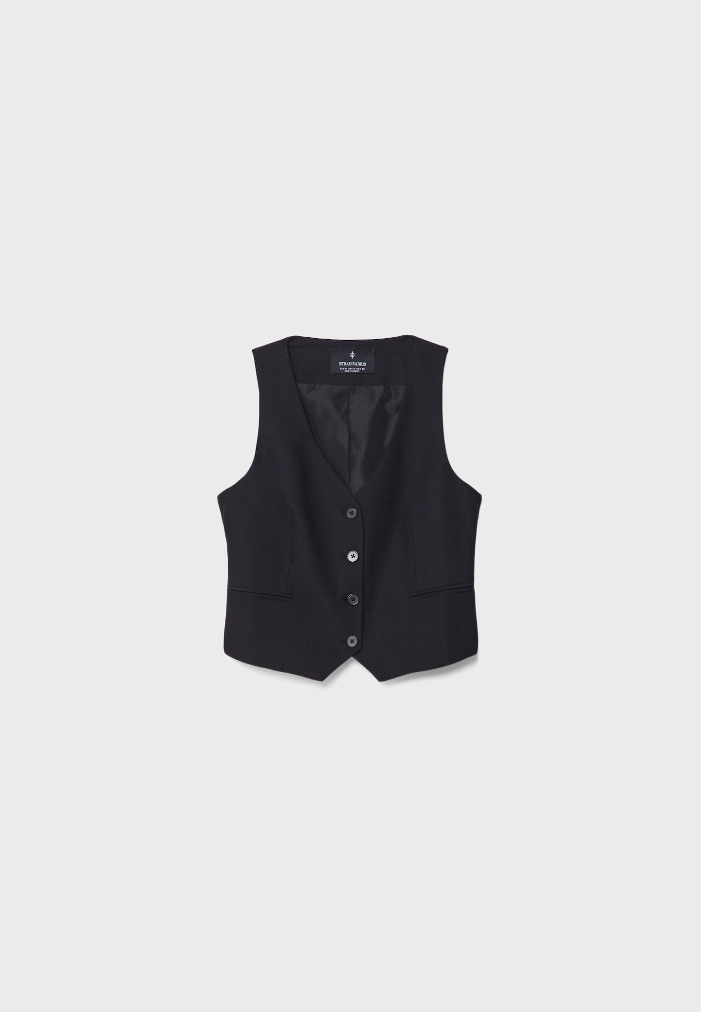 Short buttoned waistcoat | Stradivarius (UK)